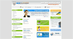 Desktop Screenshot of bc.gob.mx